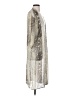 She + Sky 100% Polyester Silver Kimono Size S - photo 4