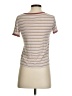 SO Stripes Brown Short Sleeve Turtleneck Size XS - photo 2