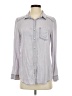 Rubbish 100% Rayon Gray Long Sleeve Button-Down Shirt Size S - photo 1