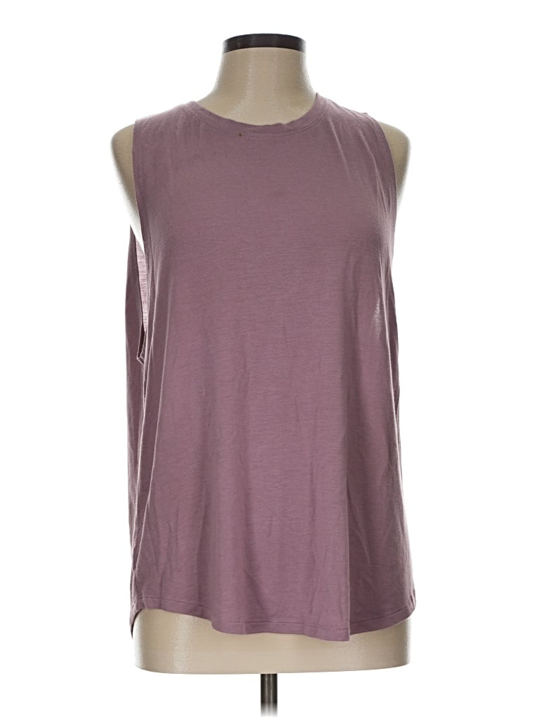 Pre-owned Athleta Sleeveless T-shirt In Purple