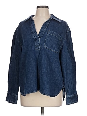 Gap Long Sleeve Button-Down Shirt (view 1)