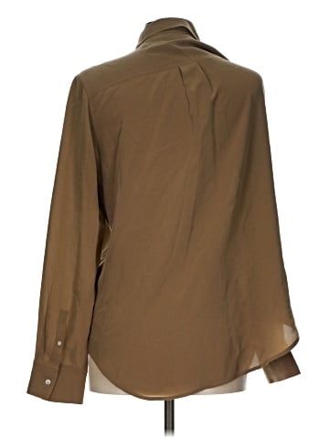 Everlane Long Sleeve Silk Top (view 2)