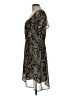 Glam 100% Polyester Paisley Black Cocktail Dress Size L - photo 5