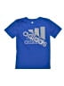 Adidas 100% Polyester Blue Active T-Shirt Size 10 - 12 - photo 1