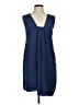 Rory Beca Solid Blue Casual Dress Size M - photo 1