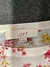 Ann Taylor LOFT Floral Ivory 3/4 Sleeve Blouse Size S - photo 7