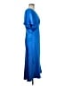 BHLDN 100% Polyester Blue Cocktail Dress Size M - photo 4