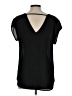 Halogen Black Short Sleeve Blouse Size L - photo 2