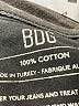 BDG 100% Cotton Chevron-herringbone Black Jeans Size 28 waist - photo 8