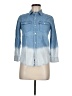 Levi's 100% Cotton Blue Long Sleeve Button-Down Shirt Size 8 - 10 - photo 1