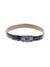Brighton 100% Leather Black Silver Leather Belt Size M - photo 1