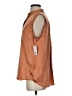 Equipment Brown Sleeveless Button-Down Shirt Size S - photo 5