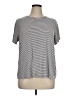 Old Navy Stripes Gray Short Sleeve Top Size XL - photo 1