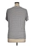 Old Navy Stripes Gray Short Sleeve Top Size XL - photo 2