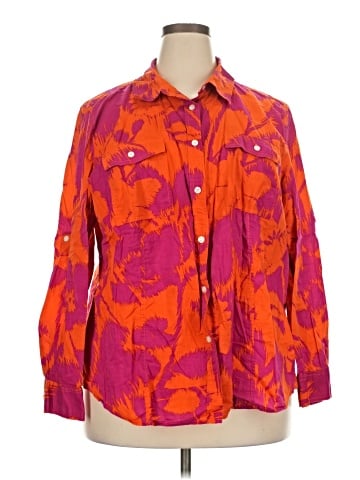 MICHAEL Michael Kors Long Sleeve Button-Down Shirt (view 1)