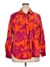 MICHAEL Michael Kors Orange Long Sleeve Button-Down Shirt Size 3X - photo 1