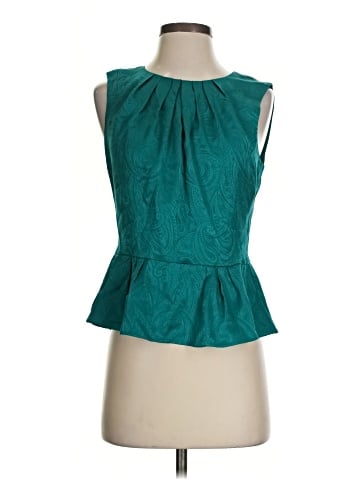 Trina Turk Sleeveless Silk Top (view 1)