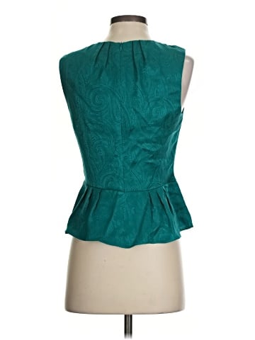 Trina Turk Sleeveless Silk Top (view 2)