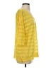Half Moon by Modern Movement Yellow 3/4 Sleeve Blouse Size S - photo 4