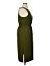 J.Crew 100% Polyester Solid Green Casual Dress Size 14 - photo 4