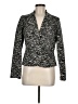 Sandro Studio 100% Polyester Animal Print Ivory Black Blazer Size M - photo 1
