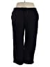 Lands' End Solid Black Casual Pants Size 2X - photo 1