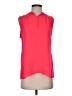 Banana Republic 100% Polyester Red Sleeveless Blouse Size S - photo 1