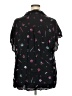 Harry Potter 100% Rayon Hearts Black Short Sleeve Blouse Size 4X - photo 2