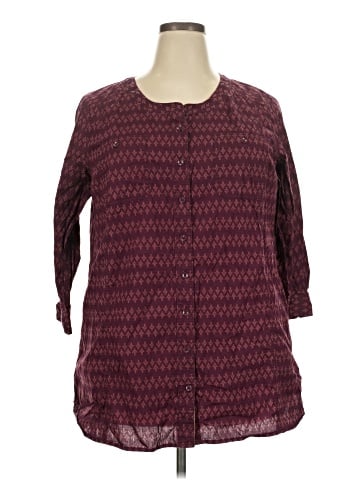 Duluth Trading Co. 3/4 Sleeve Blouse (view 1)