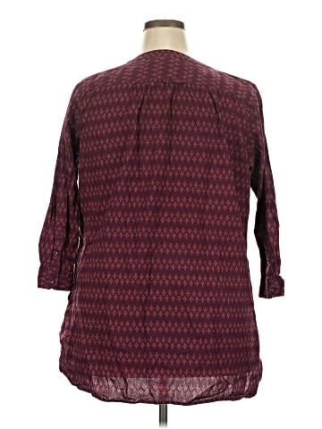 Duluth Trading Co. 3/4 Sleeve Blouse (view 2)