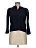 Soprano 100% Polyester Blue 3/4 Sleeve Blouse Size 10 - photo 1