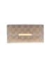 Gucci Gold Tan Canvas Double Flap continental Wallet One size - photo 1