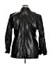 Chico's 100% Rayon Metallic Black Blazer Size 20 - photo 2