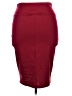 Nikita Solid Burgundy Formal Skirt Size 1X - photo 2