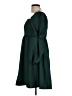 Unbranded 100% Polyester Solid Green Casual Dress Size L - photo 5