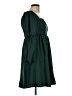 Unbranded 100% Polyester Solid Green Casual Dress Size L - photo 4