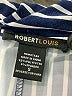 Robert Louis Stripes Blue Casual Pants Size S - photo 4