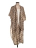 Final Touch 100% Rayon Brown Kimono Size S - photo 1