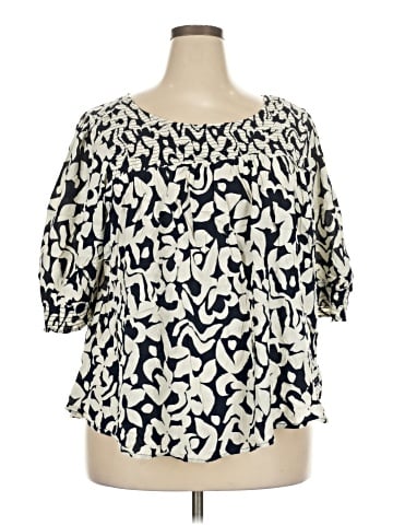 Terra & Sky 3/4 Sleeve Blouse (view 1)