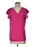 Unbranded 100% Polyester Pink Short Sleeve Blouse Size S - photo 1