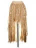 Free People 100% Polyester Gold Formal Skirt Size L - photo 1