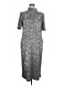 Vineyard Vines Metallic Silver Cocktail Dress Size XL - photo 1