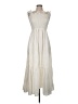 Unbranded 100% Polyester Checkered-gingham Ivory Casual Dress One size - photo 1
