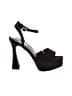 Shoedazzle Black Sandals Size 8 1/2 - photo 1