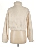 Shein 100% Polyester Ivory Faux Fur Jacket Size L - photo 2