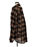 Blooming Jelly Plaid Brown 3/4 Sleeve Blouse Size XL - photo 5