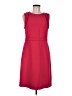 Ann Taylor Solid Red Casual Dress Size 6 - photo 1