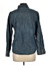 Chico's Blue Denim Jacket Size Lg (2) - photo 2
