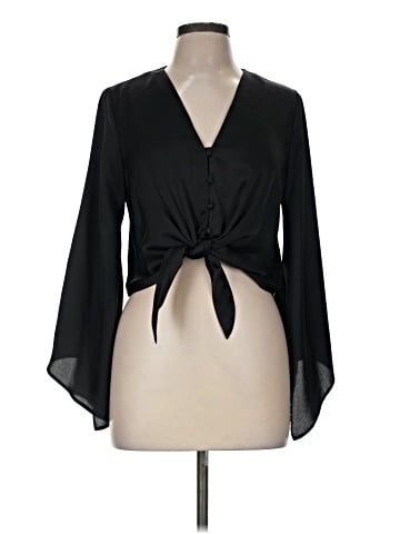 Topshop 3/4 Sleeve Blouse (view 1)
