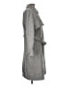 Topshop Gray Trenchcoat Size 12 - photo 4